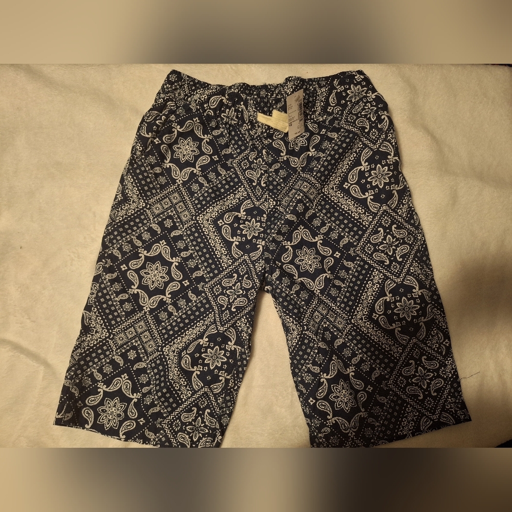 The Children's Place Navy and White Patterned Shorts